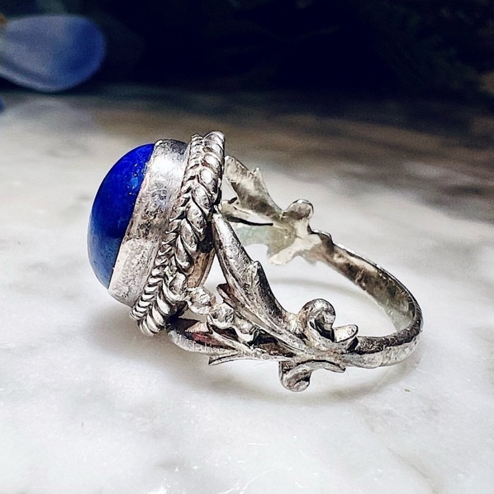 Vintage Handmade Ring Solid 925 Sterling Silver size 8! Good condition! - Picture 7 of 16